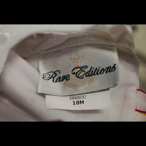 NEW RARE EDITIONS 2 Piece Flower Dress-Sz 18 mths - Picture 5 of 6